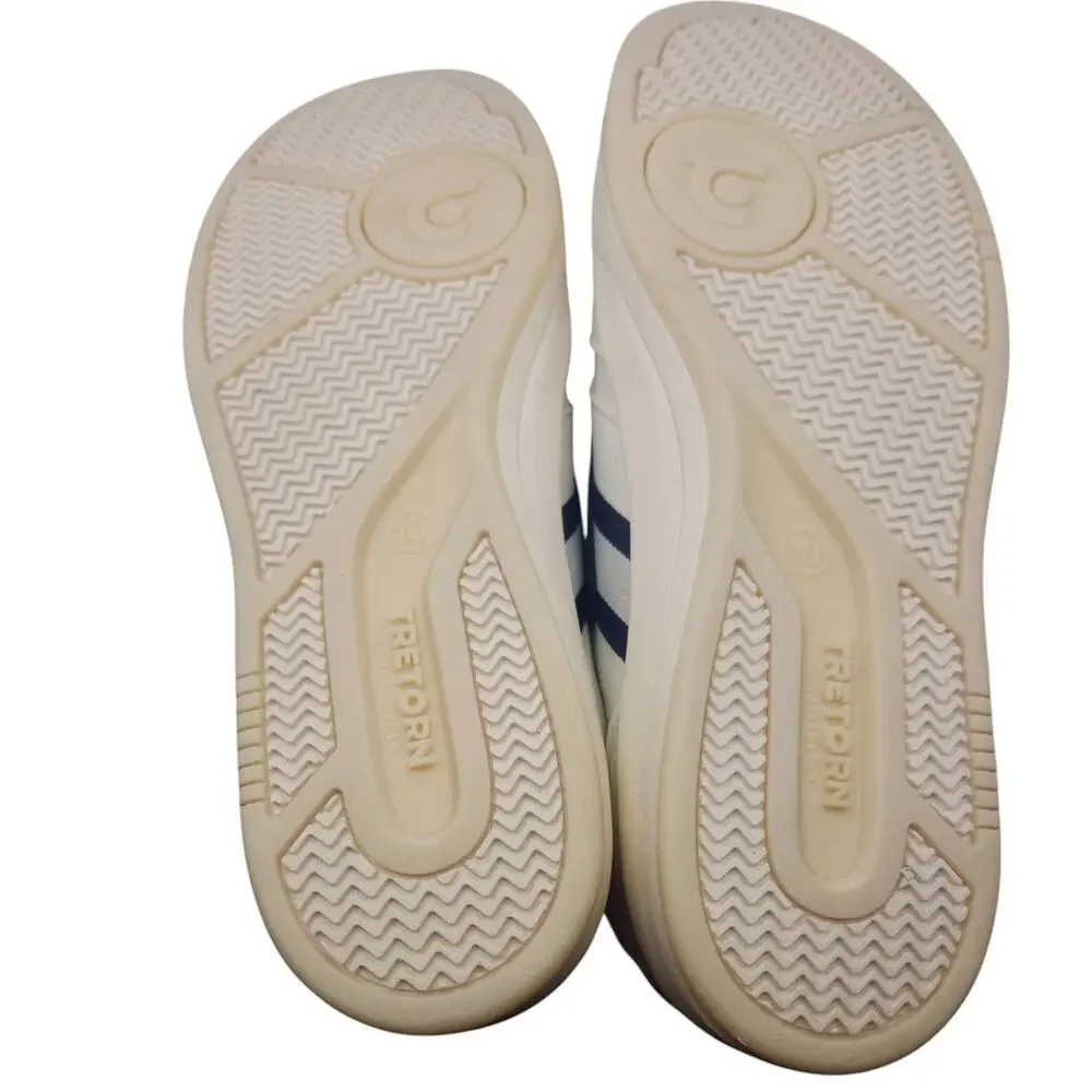 TRETORN Men White Blue Dennis Athletic Tennis Sneaker Shoes size 10 NEW IN BOX